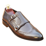 Obeeze Handmade Double Monkstrap Shoes