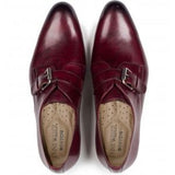 Obeeze Handmade Double shade Monk Strap Shoes - Obeeze
