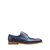 Obeeze Handmade Blue Brogue Leather Oxford For Men