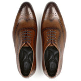 Obeeze Handmade Oxford Tan Patina Shoes